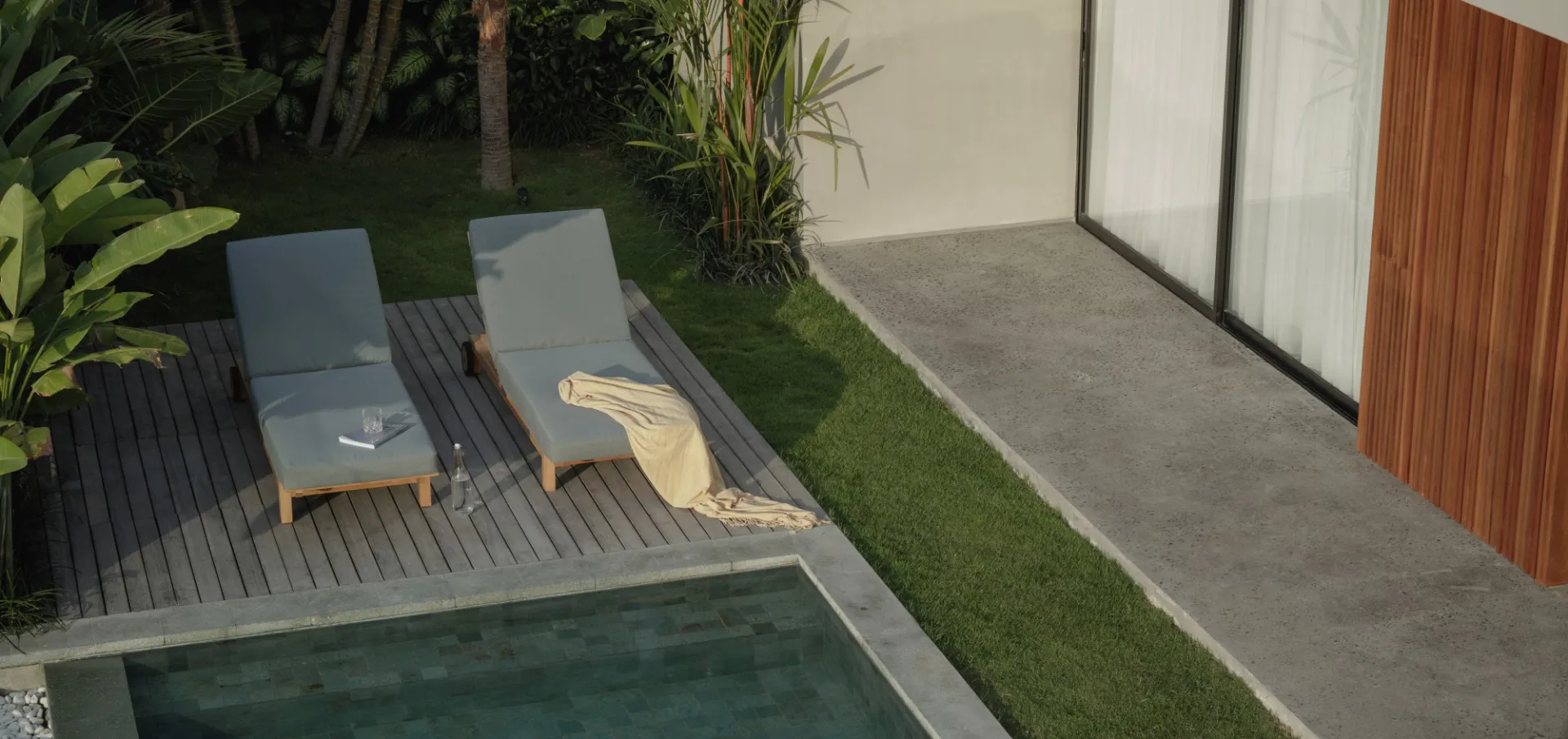 Refined 2BR Luxury Townhouse w/ Private Pool & Garden Views — image 2