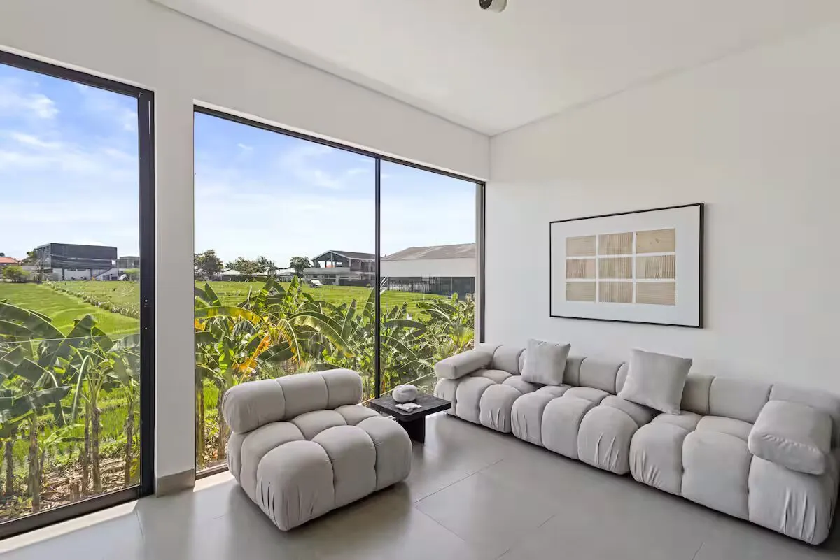 Rice Field Views & 5 Min to Beach! Brand New 3BR Berawa Gem