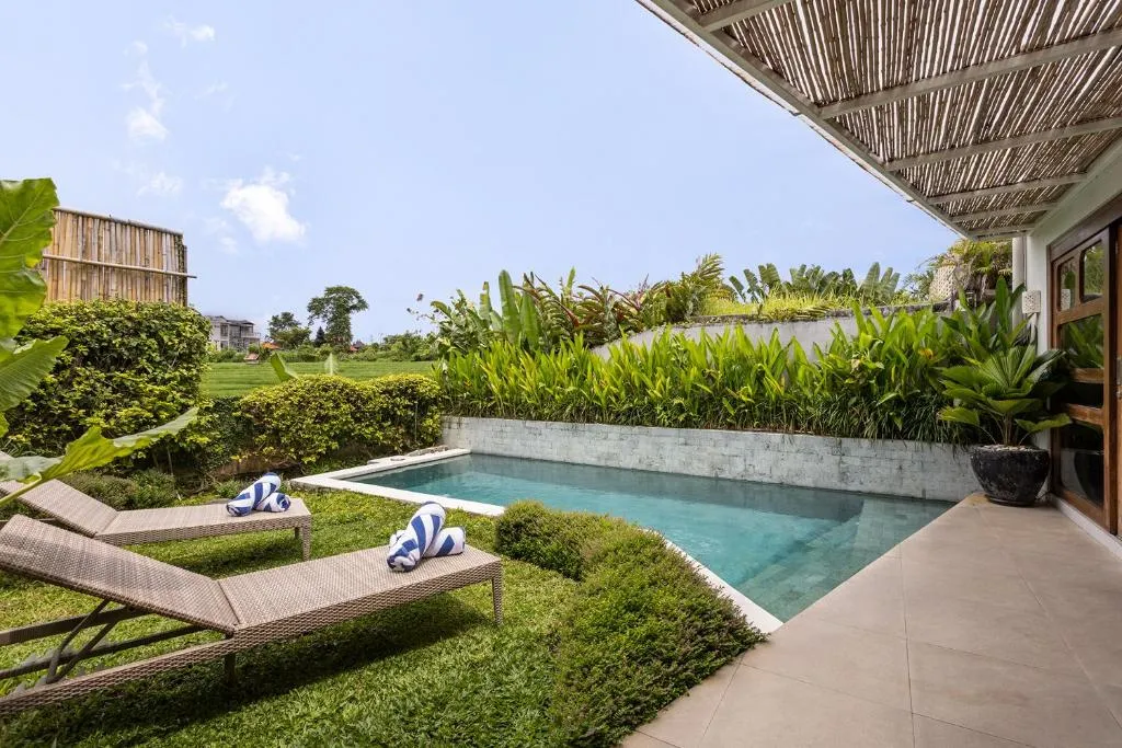 3 bedroom villa in Berawa Canggu with rice fields view — image 2