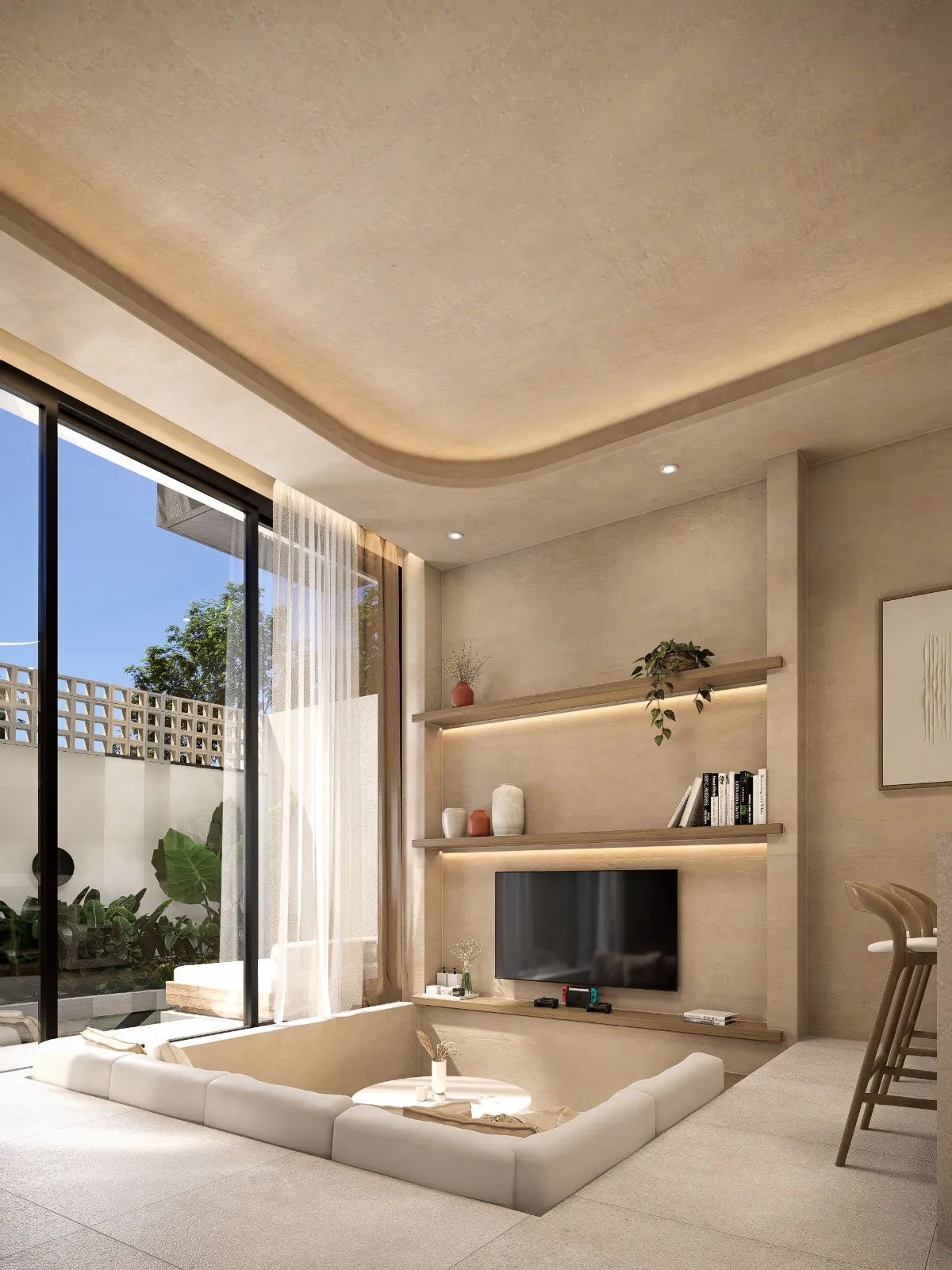 1-Bedroom Villa with Sleek Modern Build in Central Pererenan (B-PR01) — image 4