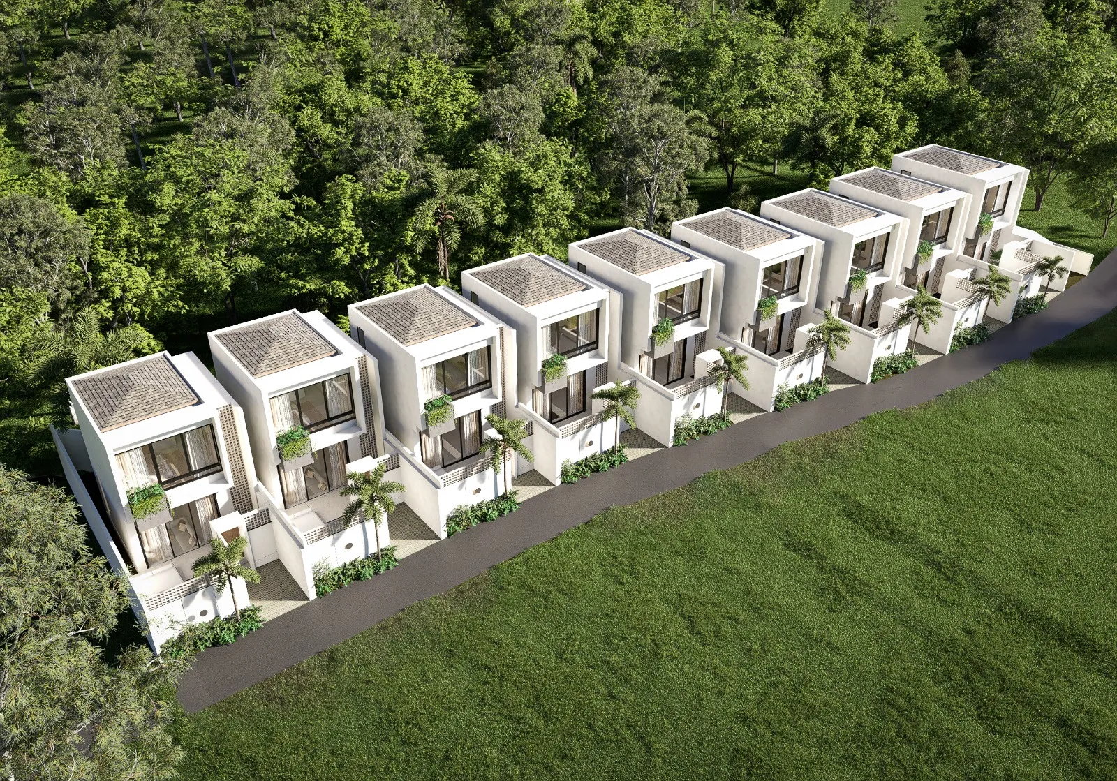 1-Bedroom Villa with Sleek Modern Build in Central Pererenan (B-PR01)