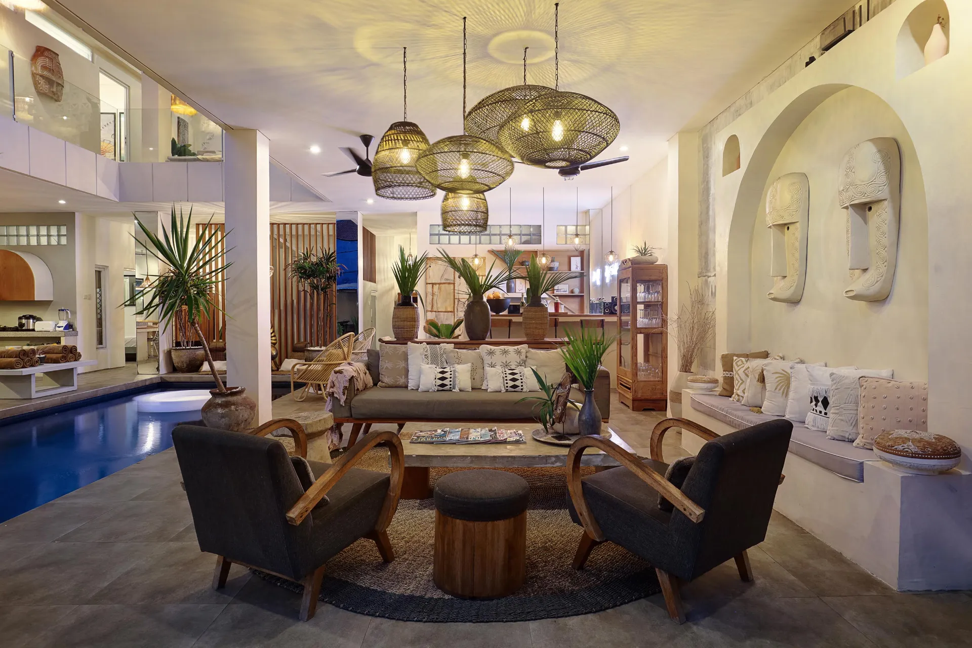 6BR Luxury Villa Seminyak 2 mins walk to beach sleeps 14 w/ private chef/butler — image 4