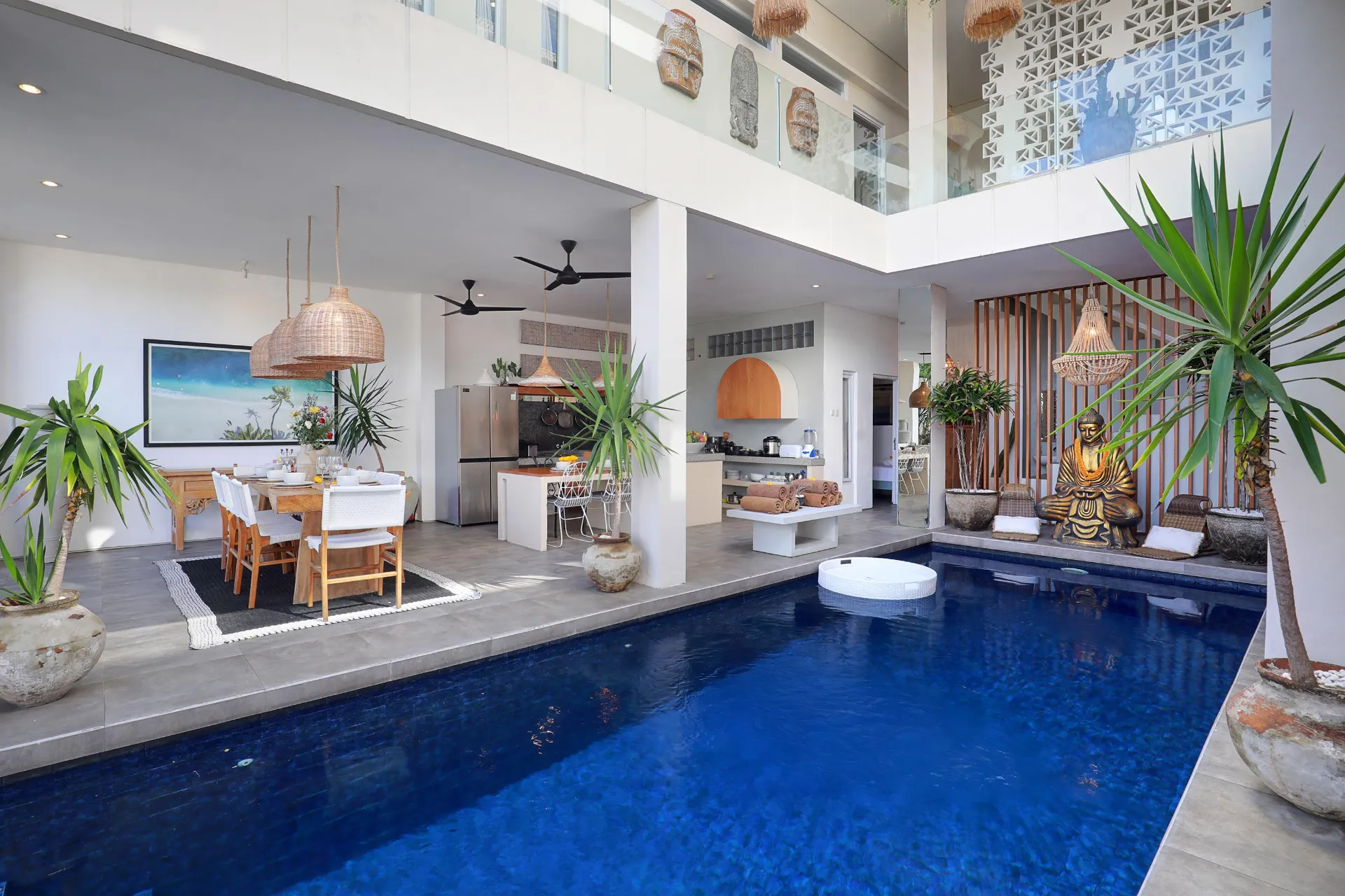 6BR Luxury Villa Seminyak 2 mins walk to beach sleeps 14 w/ private chef/butler — image 1