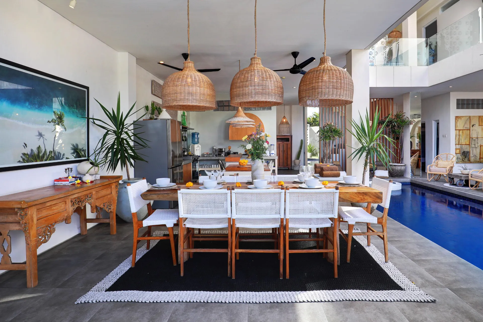 6BR Luxury Villa Seminyak 2 mins walk to beach sleeps 14 w/ private chef/butler — image 2