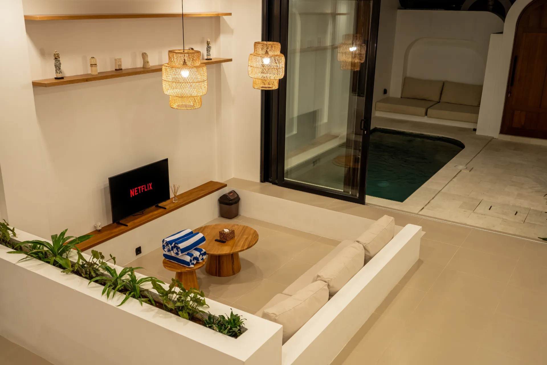 Amal -Luxe 2BR Canggu | Paddy View & Sunken Lounge — image 1