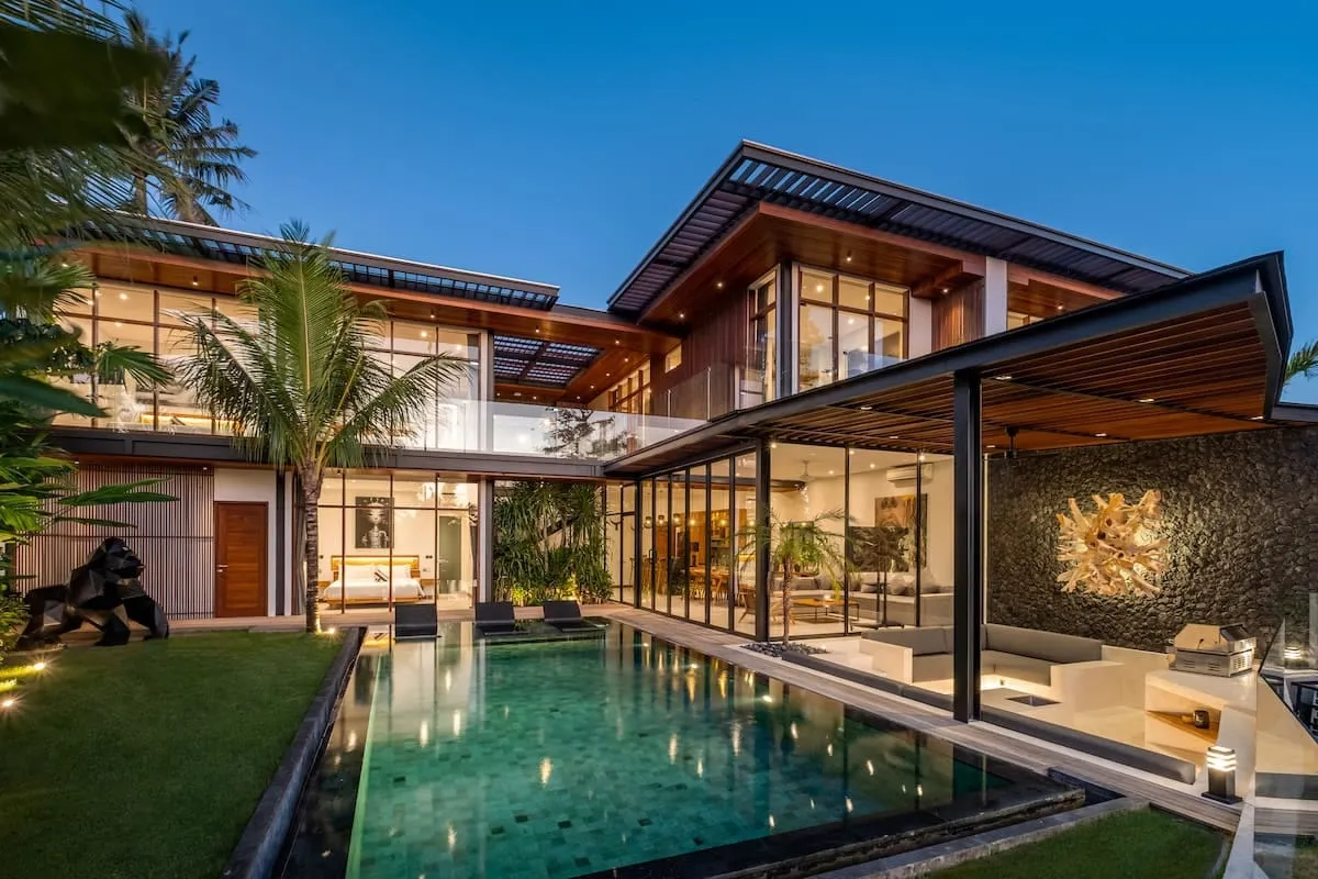 Villa For Rent 5 Bed In Pererenan Badung Bali PO-3987