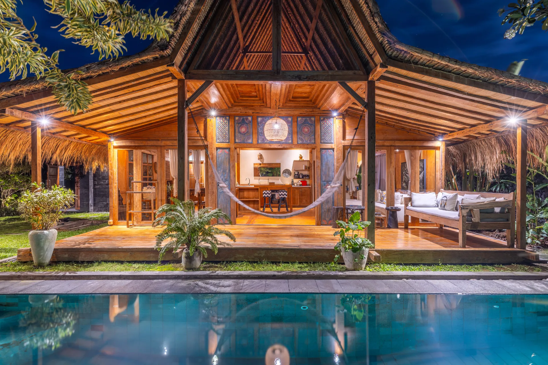 Wanderlust - 3BR Luxe Rustic Canggu | Private Pool & Hammock