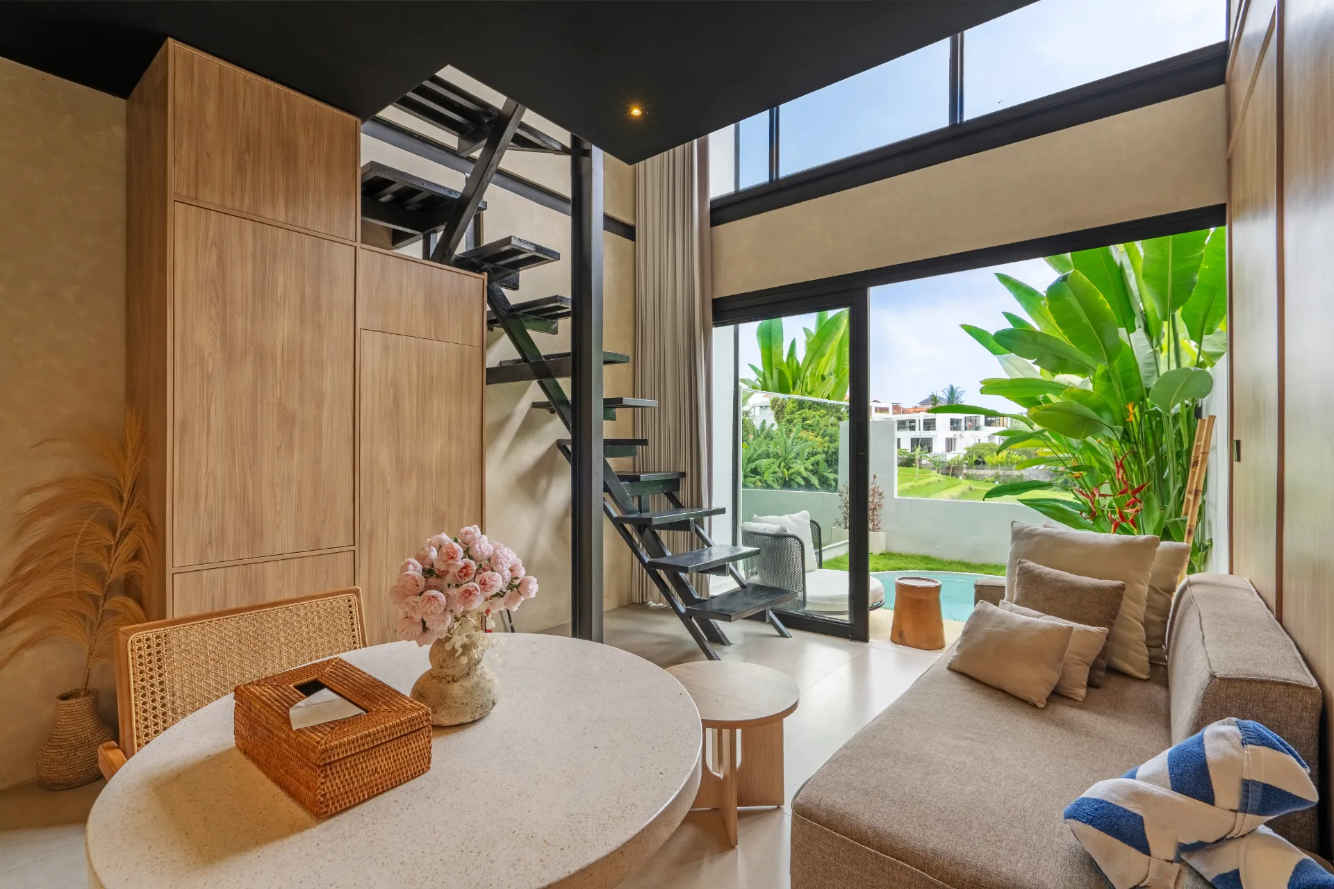 Exhale - 1BR Canggu Loft | Pool & Serene Paddy Views — image 2