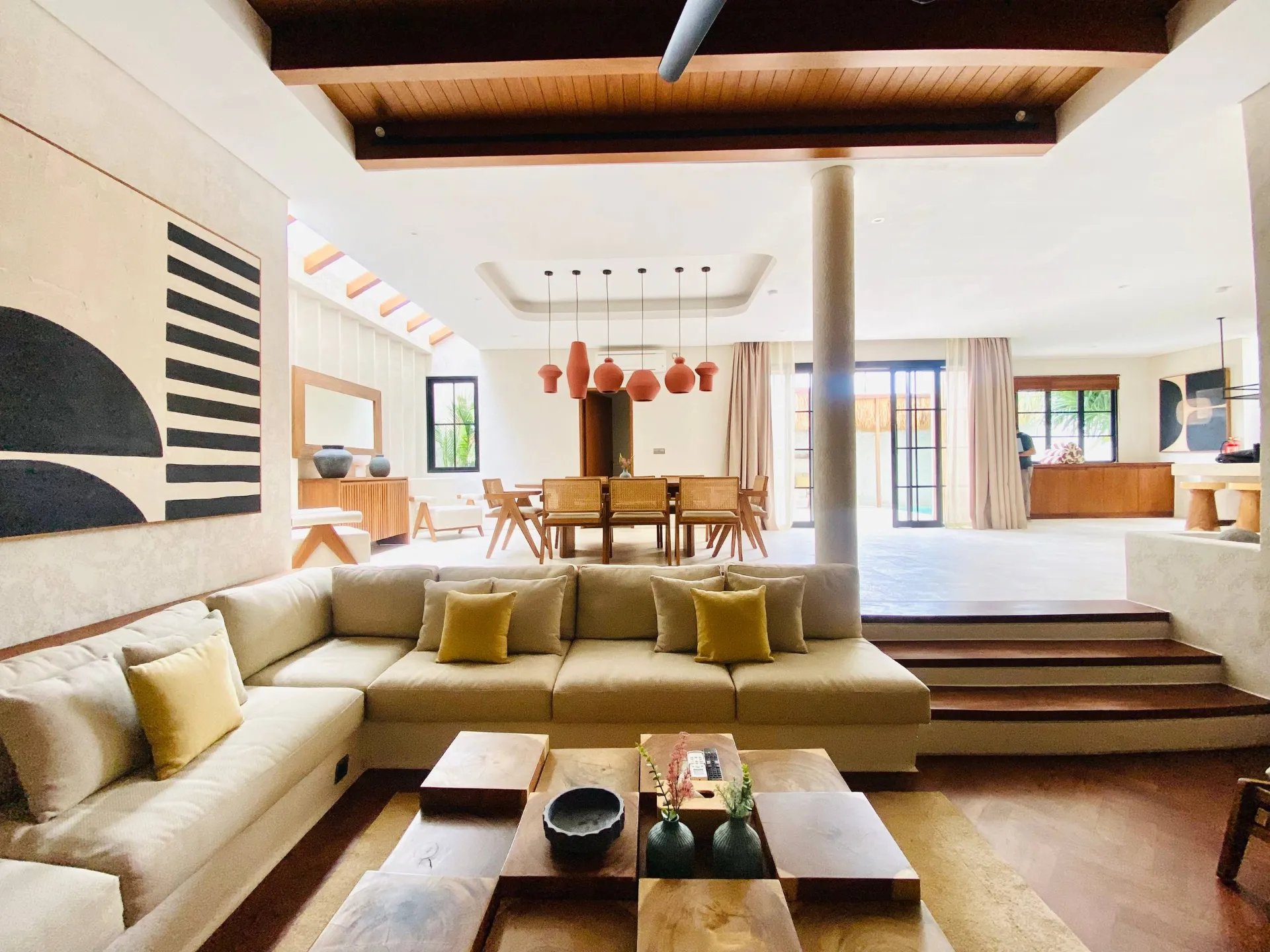 6 Mins to Berawa Beach! Chic 3BR Villa w/ Enclosed Living & Pool -AF605 — image 3