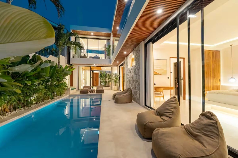 Cinema & Jacuzzi! Brand New 4BR Luxury Villa 600m from Seseh Beach - AF551 — image 2