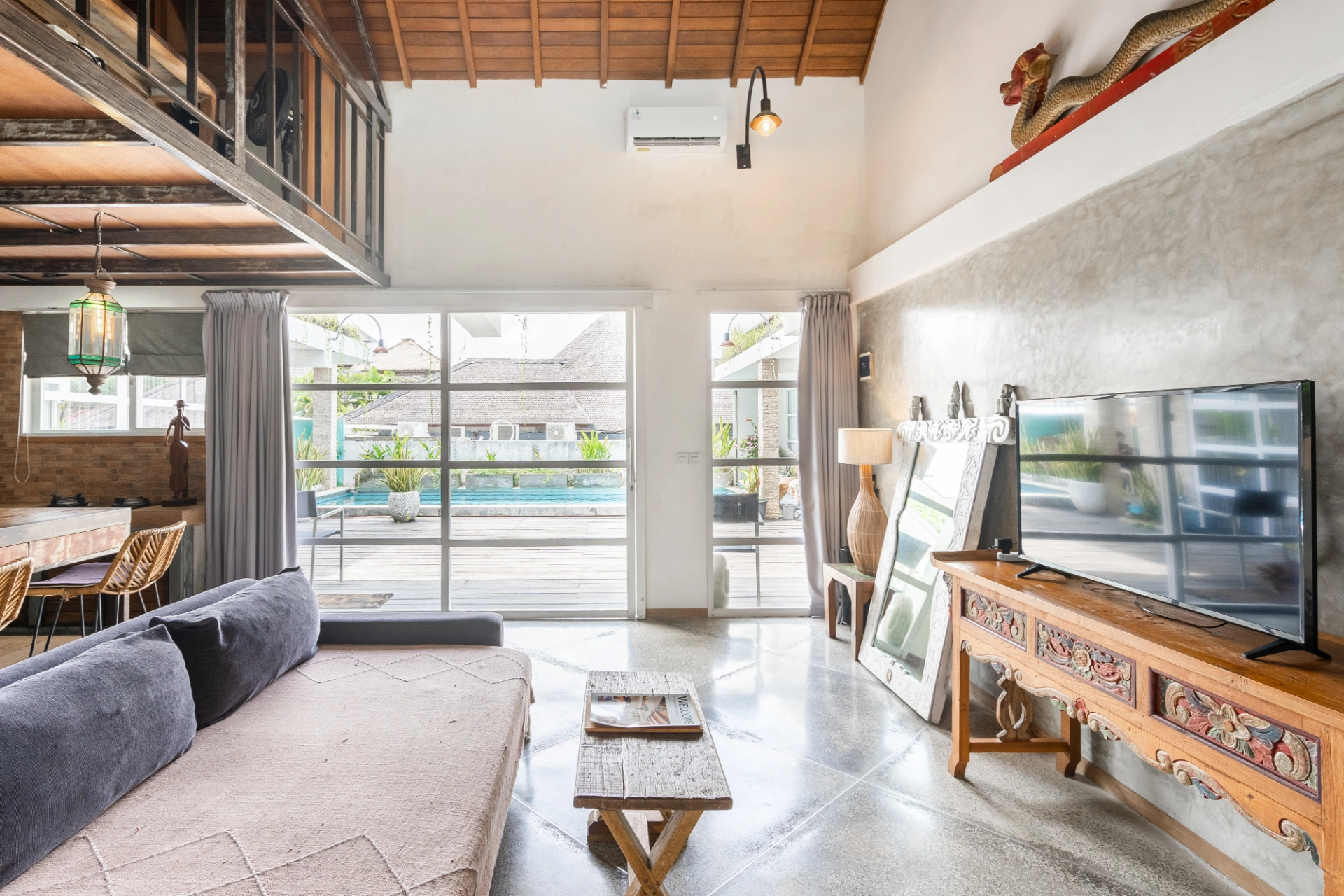 Lolo 2 - 1BR Canggu Apart: Pool & Walk to Berawa Beach