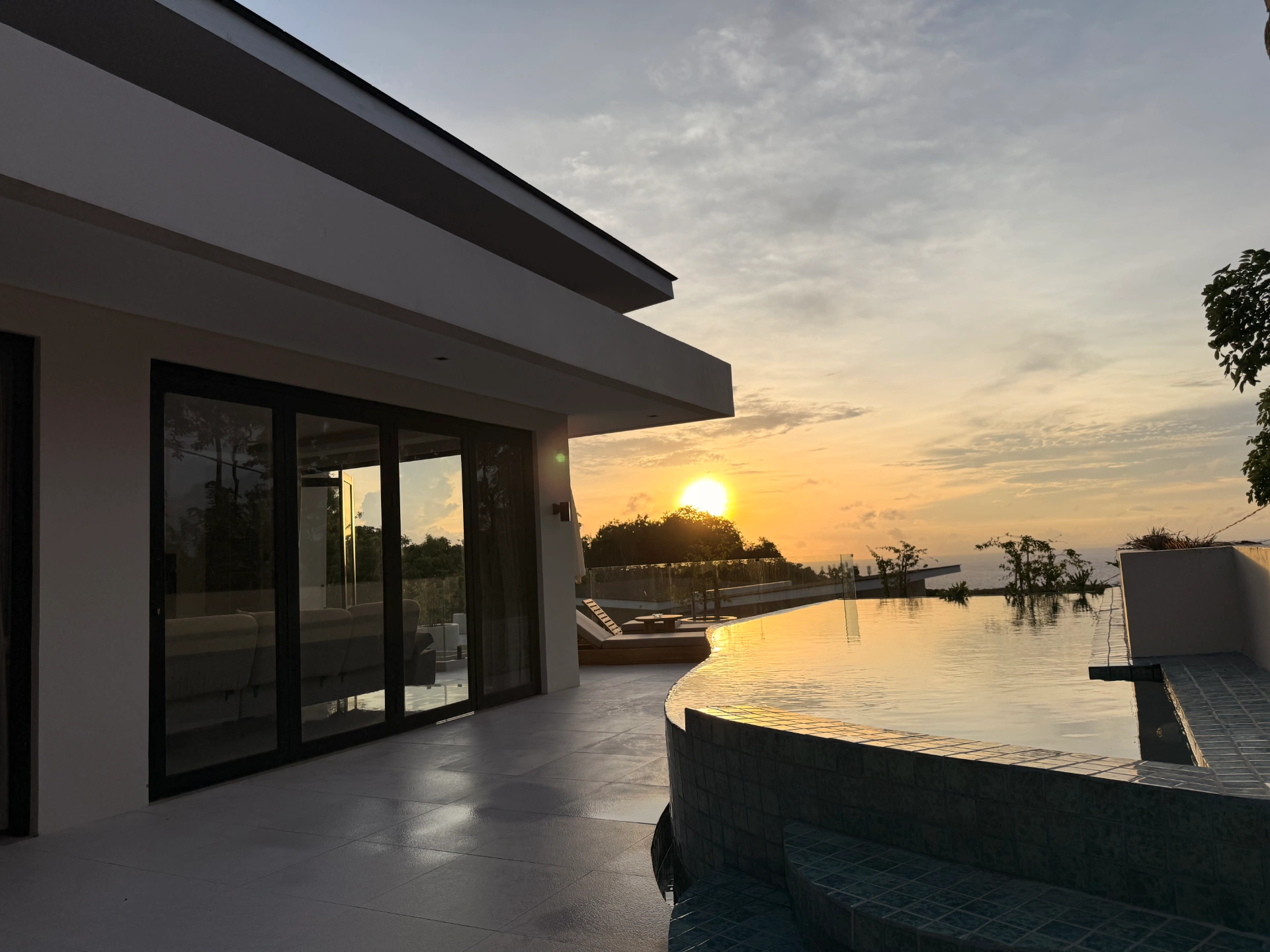 ONYX 3BR Pool | Zen Hillside Luxury Villa | Ocean View | Long-Term Rental — image 1