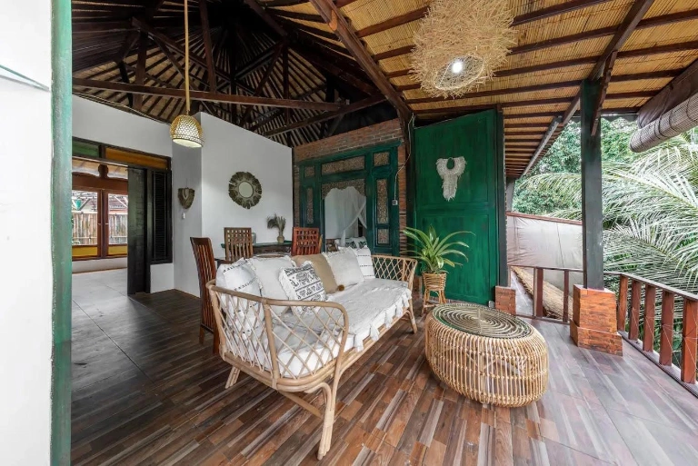 Kundalini House- 2BR Family Home with Shared Pool and Garden & Rice Field View — image 2