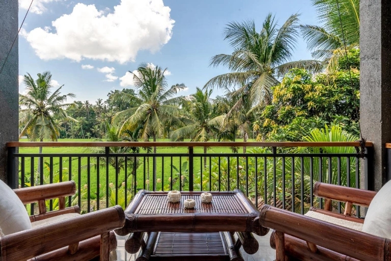 Yin House- Eco Villa Rice Field & Jungle View Family Friend Shared pool