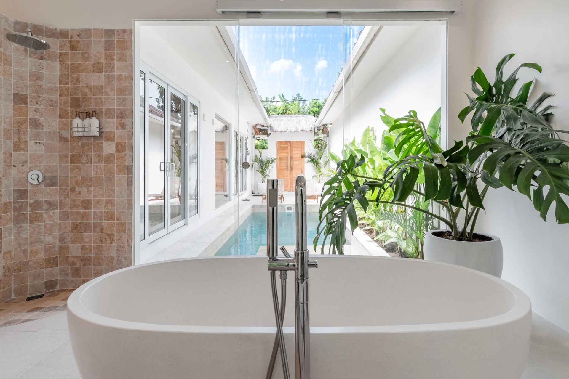 Mediterranean 2BR Villa w/ Pool & Home Office - Melasti — image 3