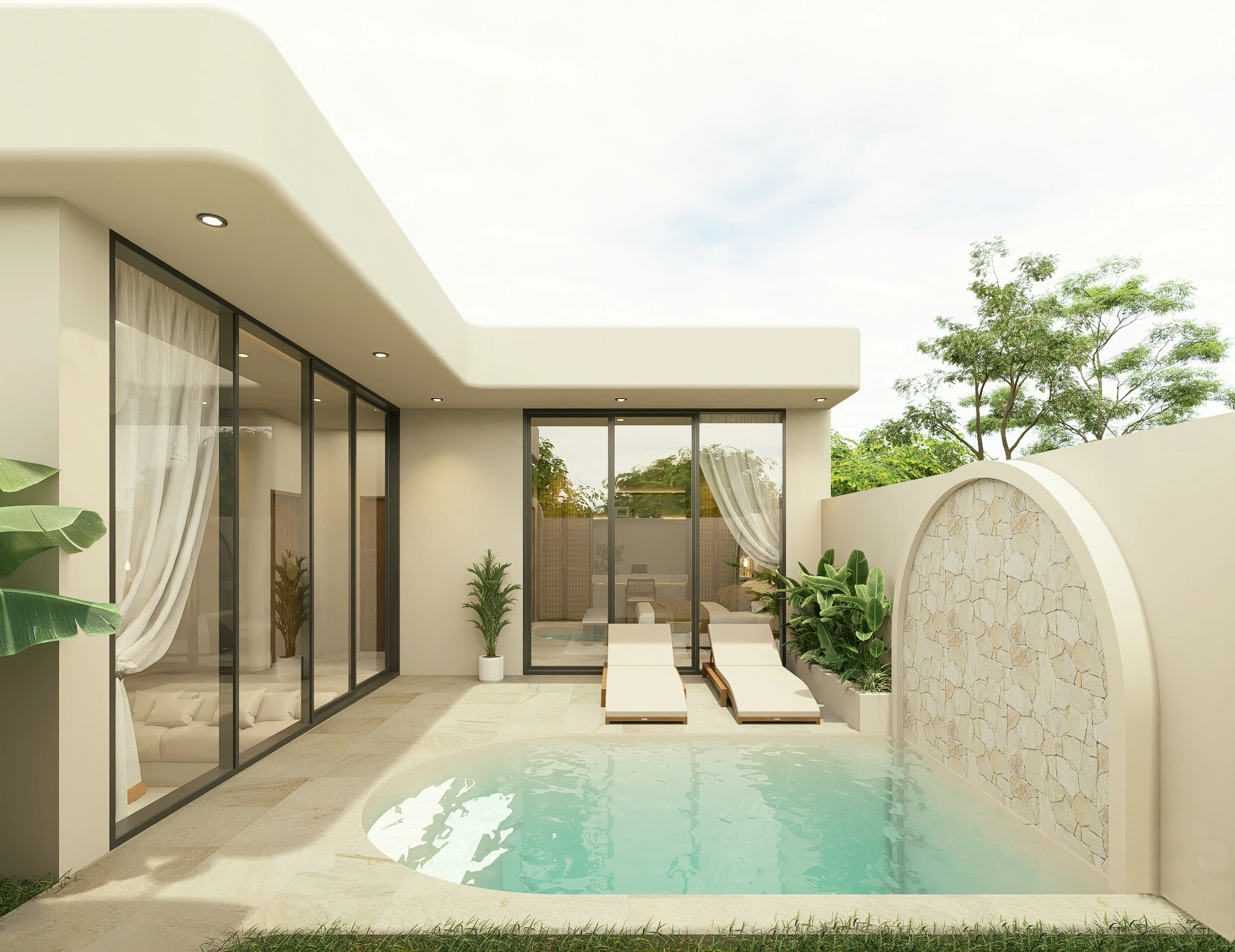Stunning Two Bedroom Designer Villa in the Heart of Canggu — image 2
