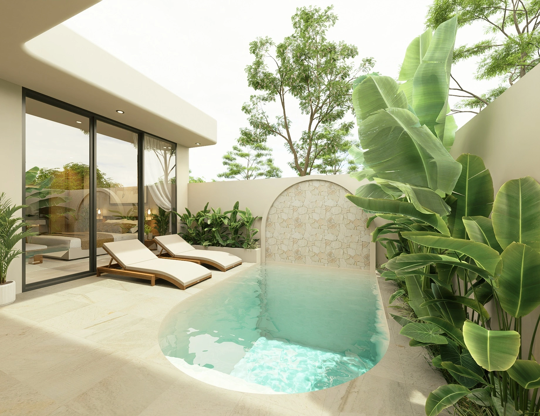 Stunning Two Bedroom Designer Villa in the Heart of Canggu — image 3