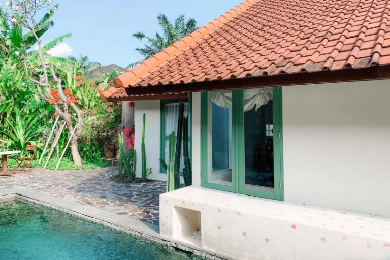 Steps to Seminyak Beach - Tropical Studio with Electricity Included — image 1