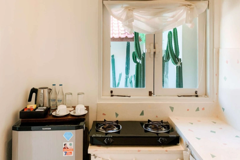 Steps to Seminyak Beach - Tropical Studio with Electricity Included — image 4