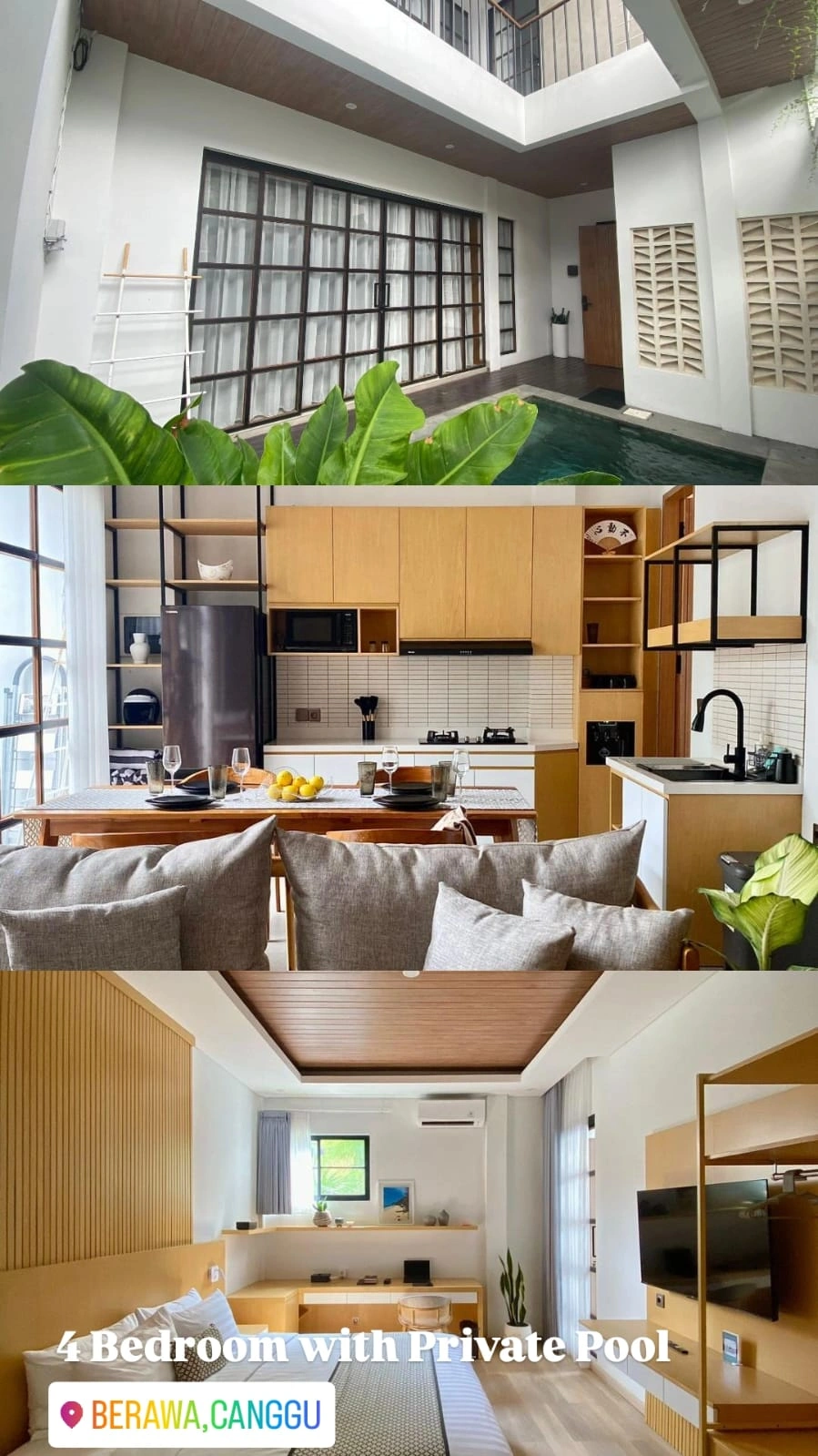 4 Bedrooms Villa in Canggu Berawa Available for Monthly and Yearly Rent — image 1