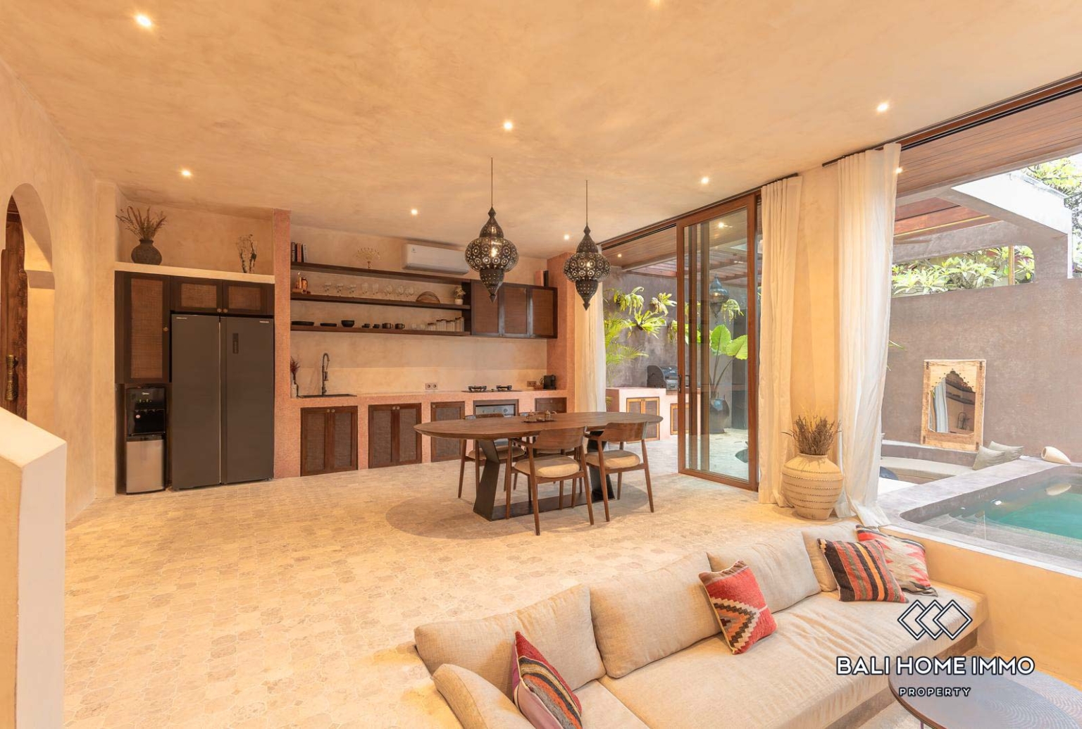 1 Bedroom Morrocan Villa Style For Rent in Pererenan Northside — image 1