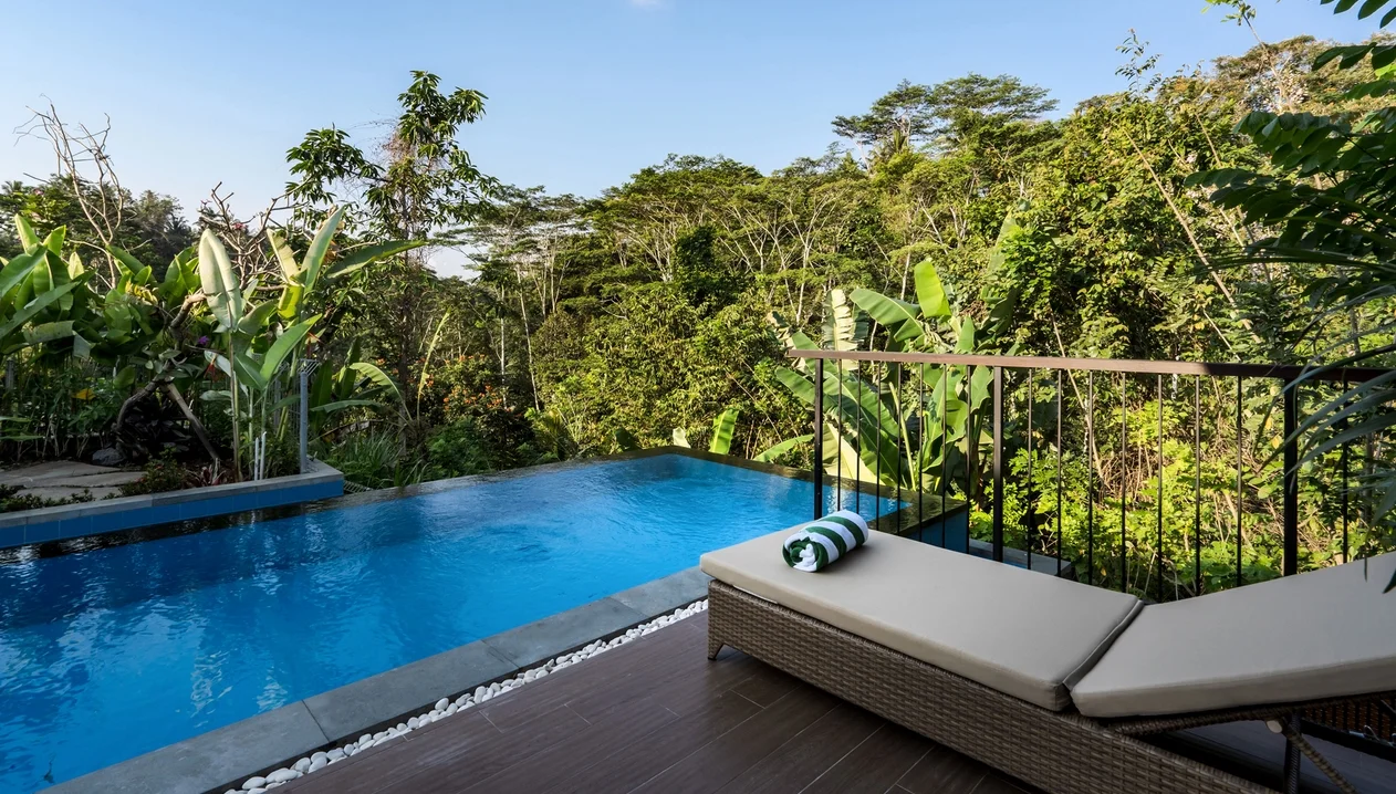 2-Bedroom Villa in Ubud – Infinity Pool, Jungle View & Hillside Retreat — image 4