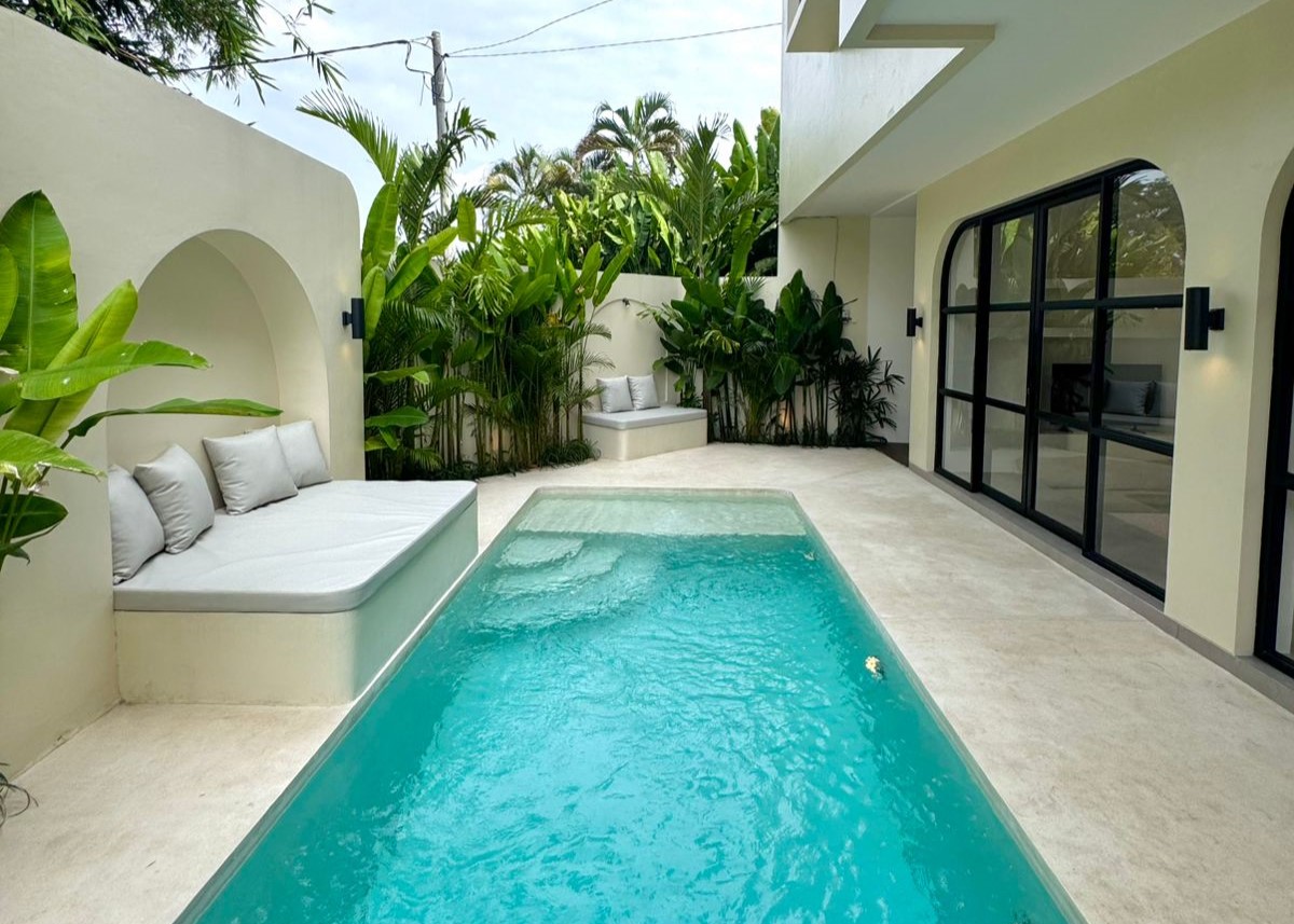 2 Bedroom Villa with Rooftop for Rent in Pererenan