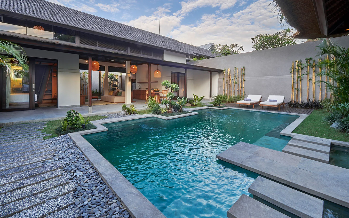 2BR Hidden Japanese-Style Sanctuary Villa with Private Pool in Canggu – BVI56839