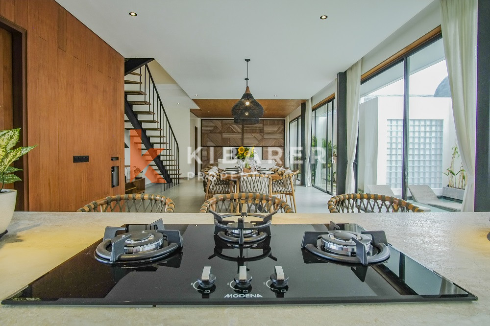 Stunning Three Bedrooms Enclosed Living Villa Walking Distance To Cemagi Beach — image 14