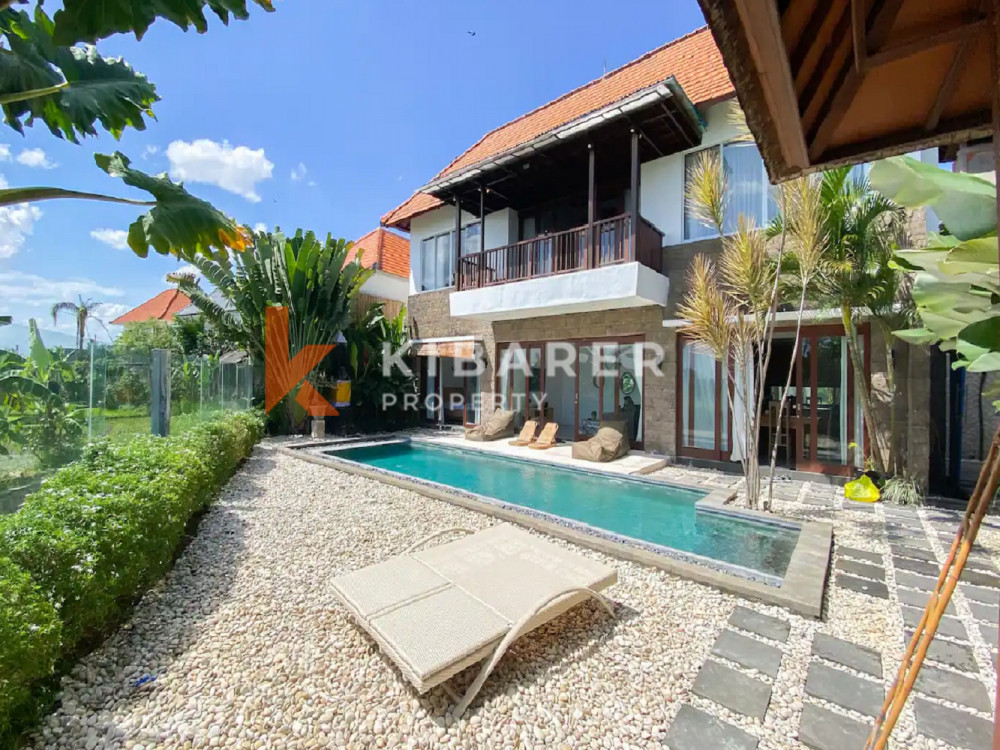 Beautiful Four-Bedroom Gated Villa in Canggu