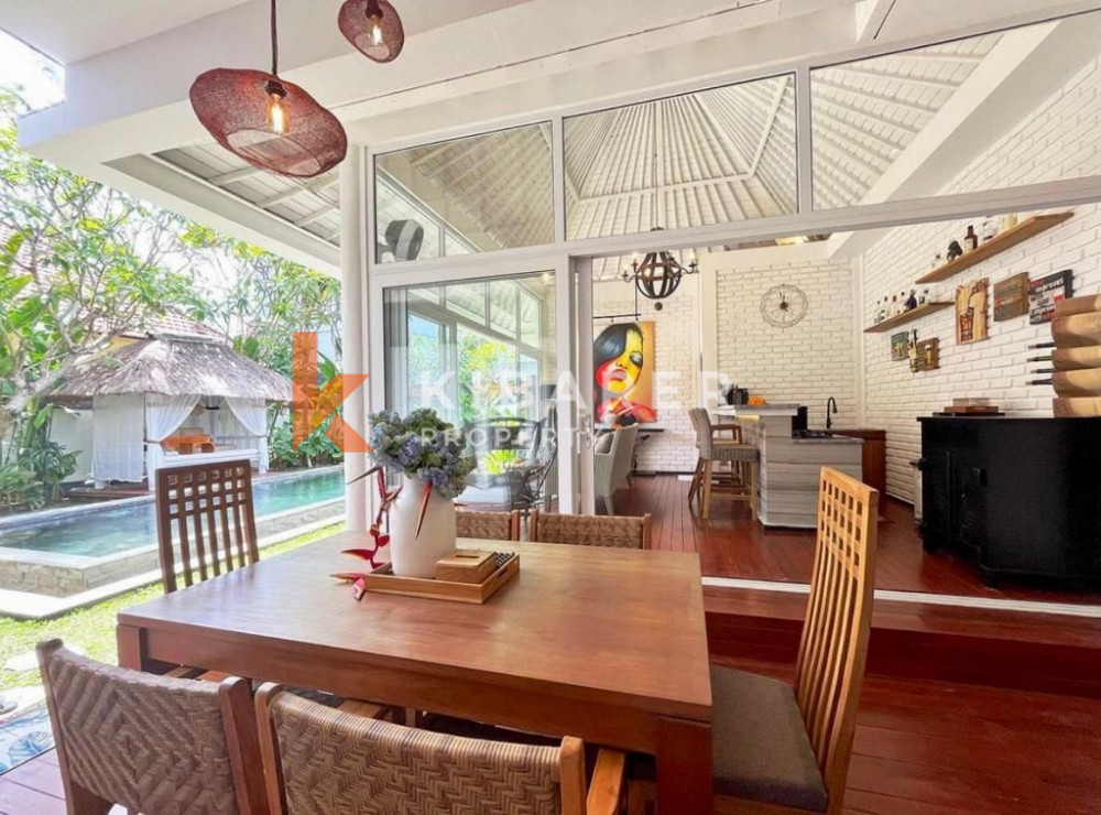 Magnificent Three-Bedroom Villa Within Walking Distance to Canggu Beach — image 9