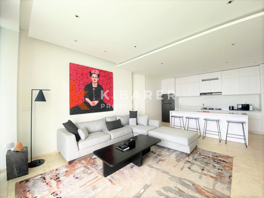 Modern Two Bedroom Enclosed Livingroom Villa with Sea View in Uluwatu — image 7