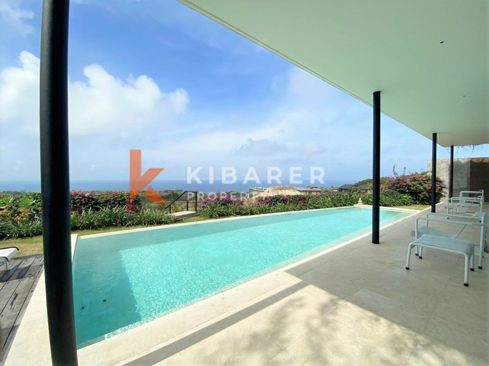 Modern Two Bedroom Enclosed Livingroom Villa with Sea View in Uluwatu — image 4