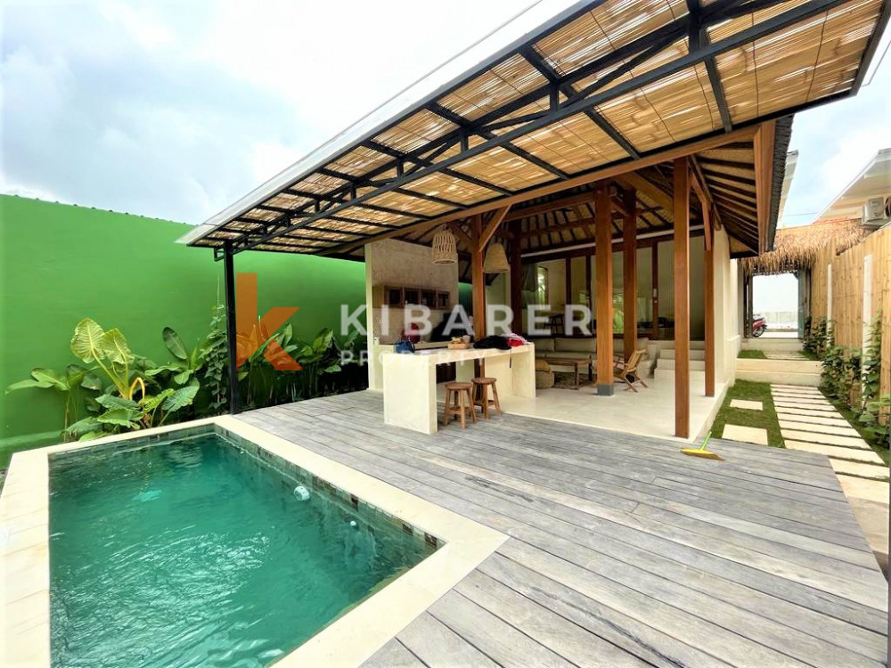 Brand New Tropical Open Living Studio with One Bedroom in Pererenan