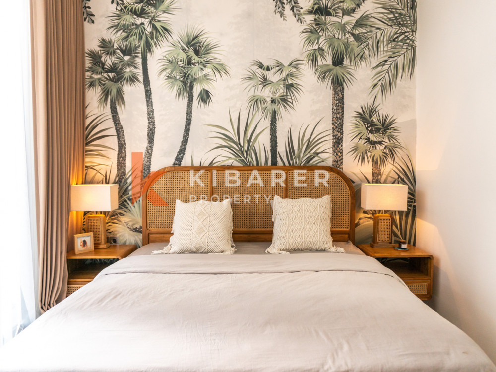 Bohemian Two Bedroom Enclosed Living Room Villa Situated in Kerobokan — image 9