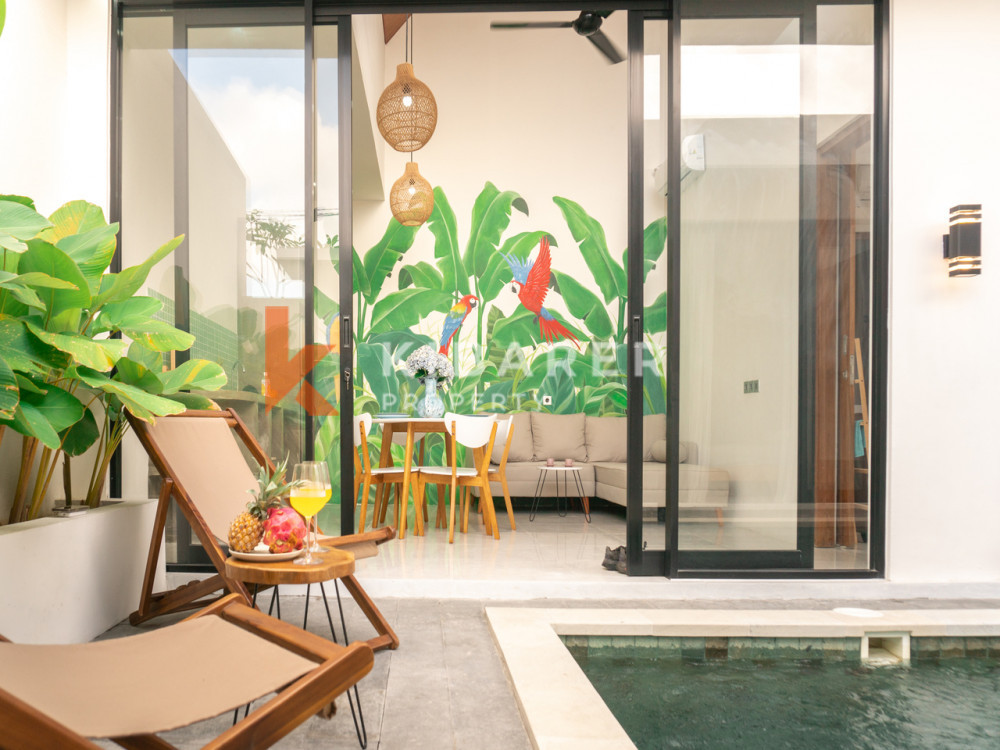 Bohemian Two Bedroom Enclosed Living Room Villa Situated in Kerobokan — image 2