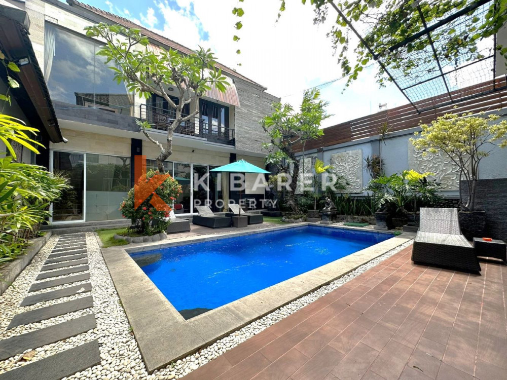 Homey Four Bedrooms Enclosed Living Villa Situated in Seminyak