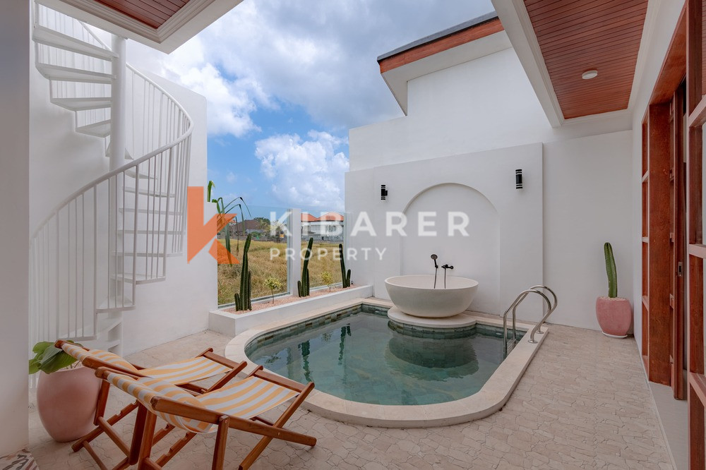 Beautful One Bedroom Open Living Room Villa Set in Canggu