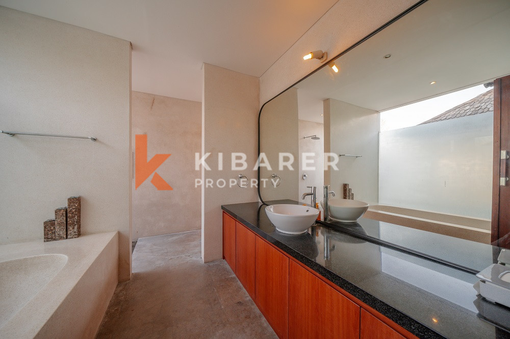 One Gate System Cozy Two Bedrooms Closed Living Villa Situated In Bumbak — image 15