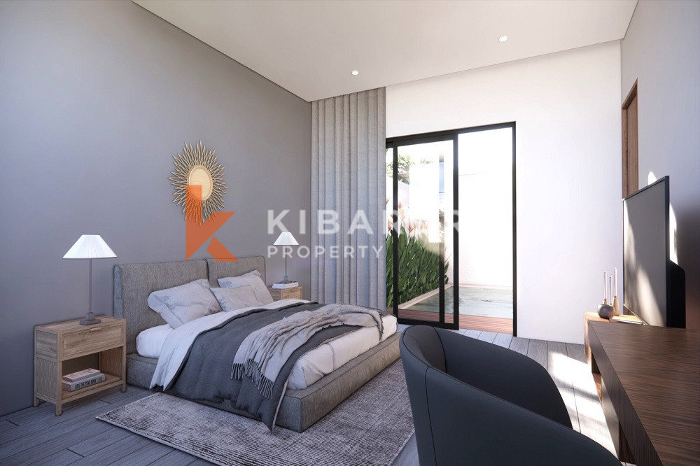 New Modern Style One-Bedroom Open Living Room Villa in Munggu Area — image 4