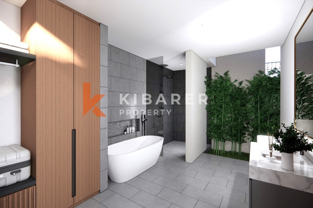 New Modern Style One-Bedroom Open Living Room Villa in Munggu Area — image 7