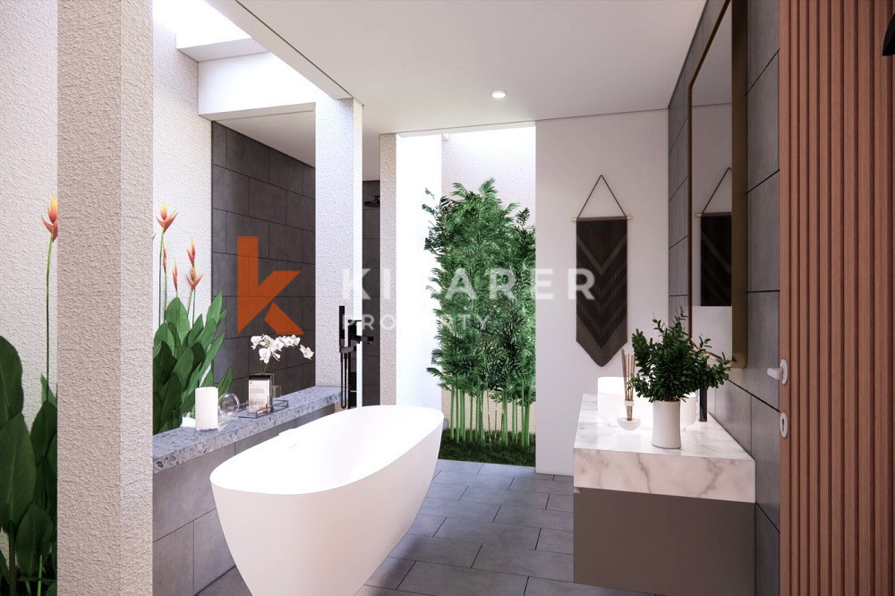 New Two-Bedroom Open Living Room Villa in Munggu Area — image 9