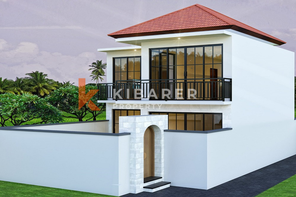 Brand New Modern Style Two-Bedroom Unfurnished Villa in Canggu Area — image 2