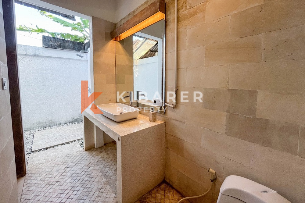 Relaxing Three-Bedroom Enclosed Living Villa Situated in Kerobokan Area — image 13