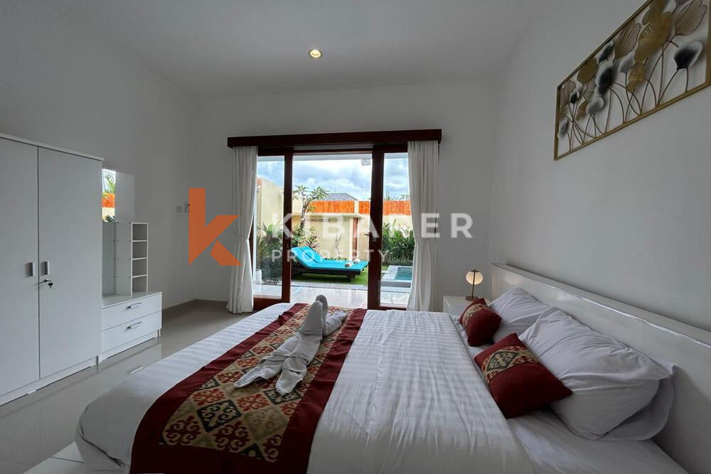 Delightful Two Bedroom Enclosed Living Villa Situated in Canggun Canggu — image 8