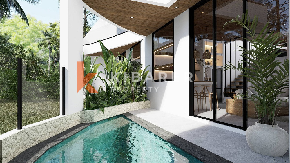 Offplan Charming Modern Style Two-Storey Two-Bedroom Villa Enclosed Living Room in Pererenan — image 1