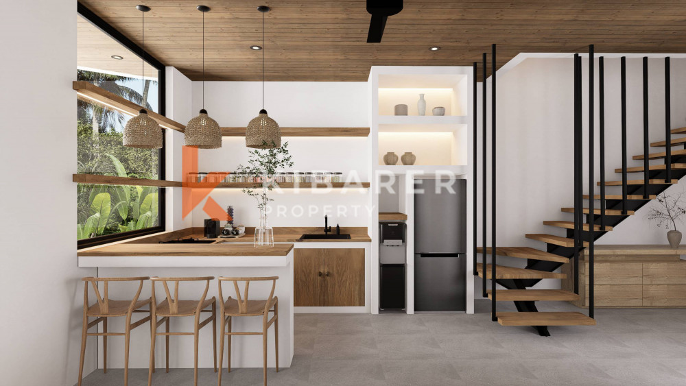 Offplan Stunning Modern Style Two-Storey Two-Bedroom Villa Enclosed Living Room in Pererenan — image 4