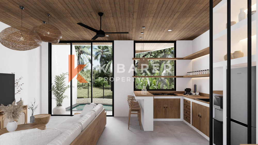 Offplan Stunning Modern Style Two-Storey Two-Bedroom Villa Enclosed Living Room in Pererenan — image 5