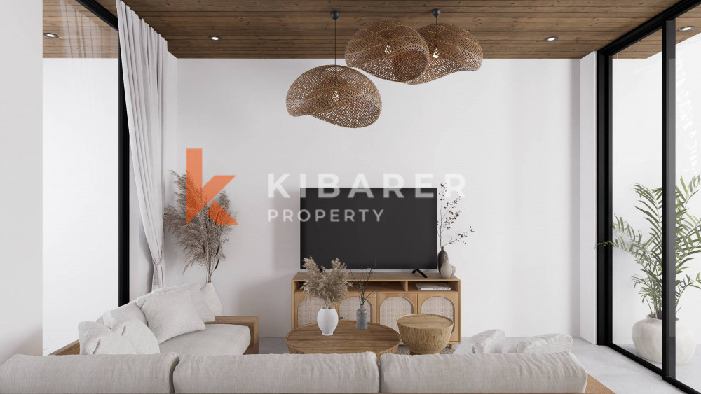 Offplan Stunning Modern Style Two-Storey Two-Bedroom Villa Enclosed Living Room in Pererenan — image 3