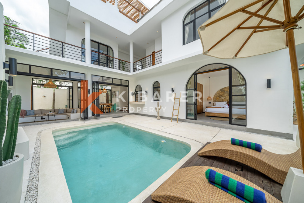 Sophisticated Fully Furnished Three-Bedroom Villa Located Between Berawa and Canggu